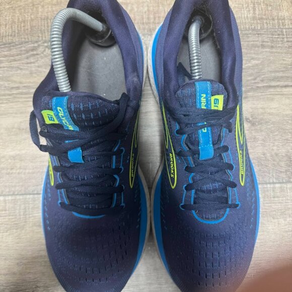 Brooks Glycern 19 Blue Athletic Shoes Men's Size 11 - Picture 2 of 8